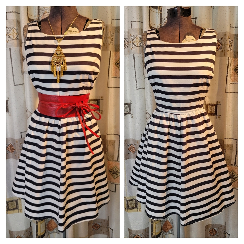 Retro Stripe Dress